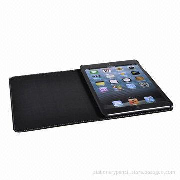 PU Leather Case for iPad Mini, Small Pockets Available to Hold Business Cards and Money